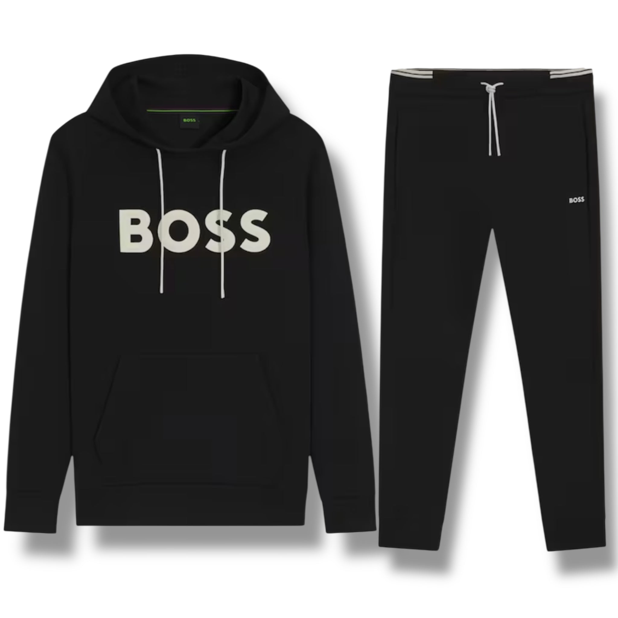 HUGO BOSS ZONE OTTH HOODED TRACKSUIT BLACK