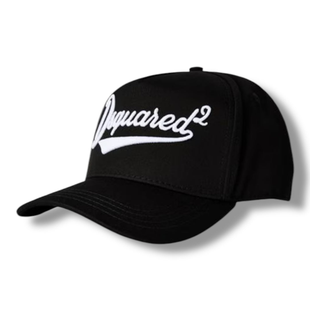 DSQUARED2 SIGNATURE BASEBALL CAP BLACK