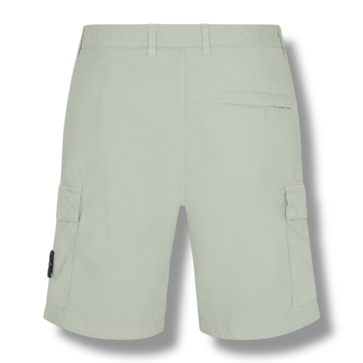 STONE ISLAND TELA CARGO SHORTS SAGE GREEN