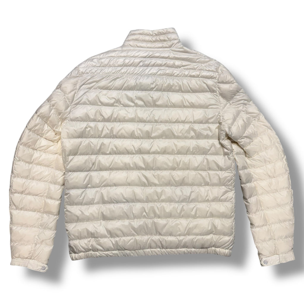 MONCLER DANIEL LIGHT PUFFER JACKET WHITE SIZE 4 - XL