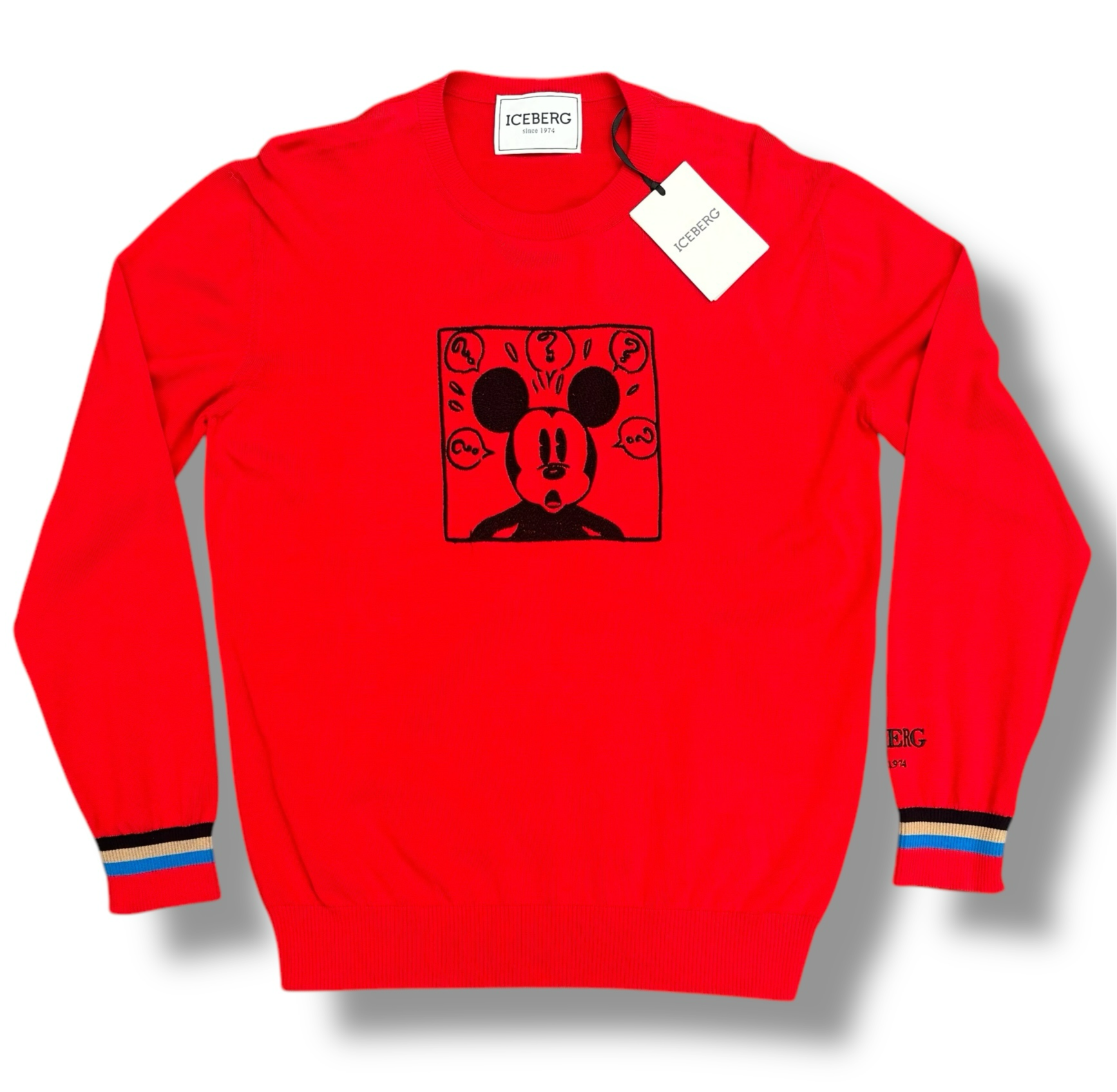 ICEBERG MICKEY MOUSE ? SWEATER RED