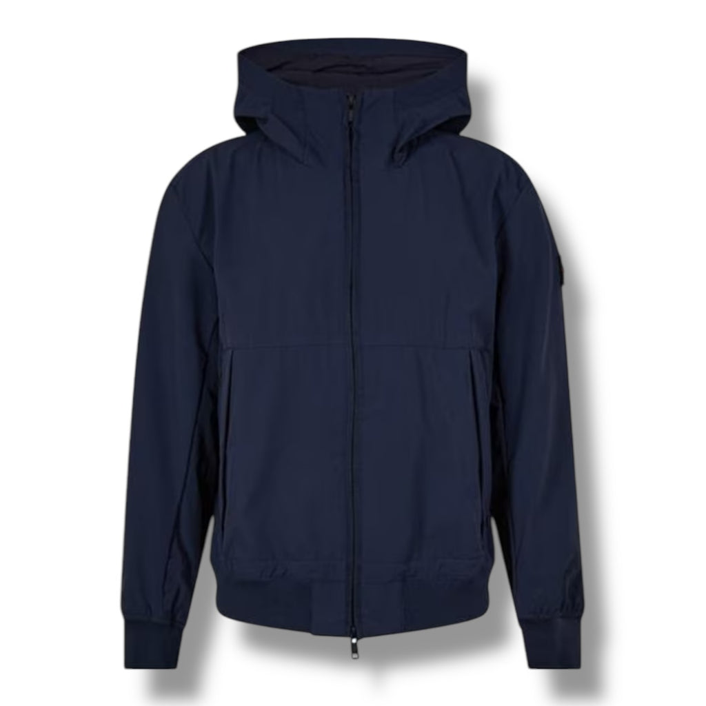 HUGO BOSS OLOCO HOODED JACKET NAVY BLUE