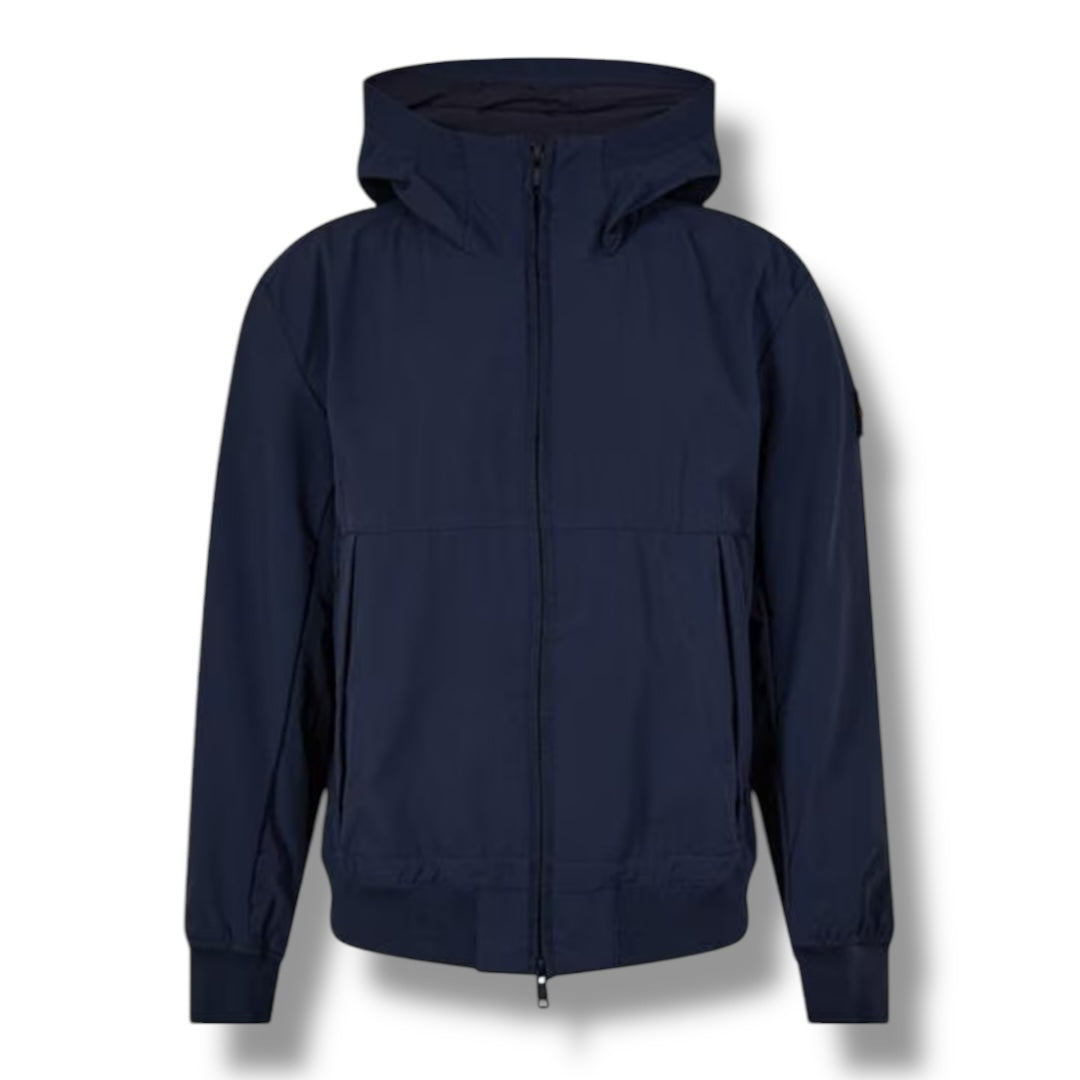 HUGO BOSS OLOCO HOODED JACKET NAVY BLUE