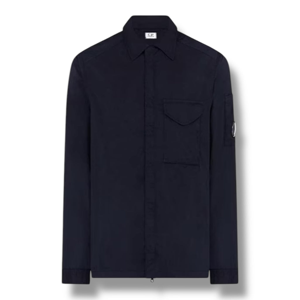 CP COMPANY CHROME-R LENS OVERSHIRT NAVY BLUE