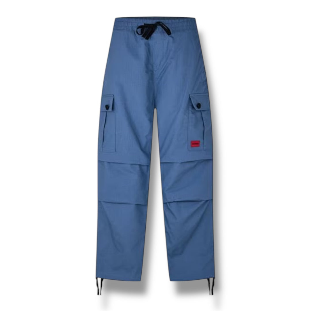 HUGO BOSS HUGO GARL CARGO PANTS BLUE