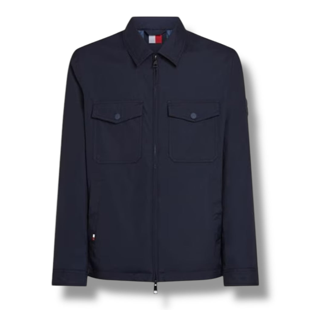TOMMY HILFIGER PADDED OVERSHIRT NAVY BLUE