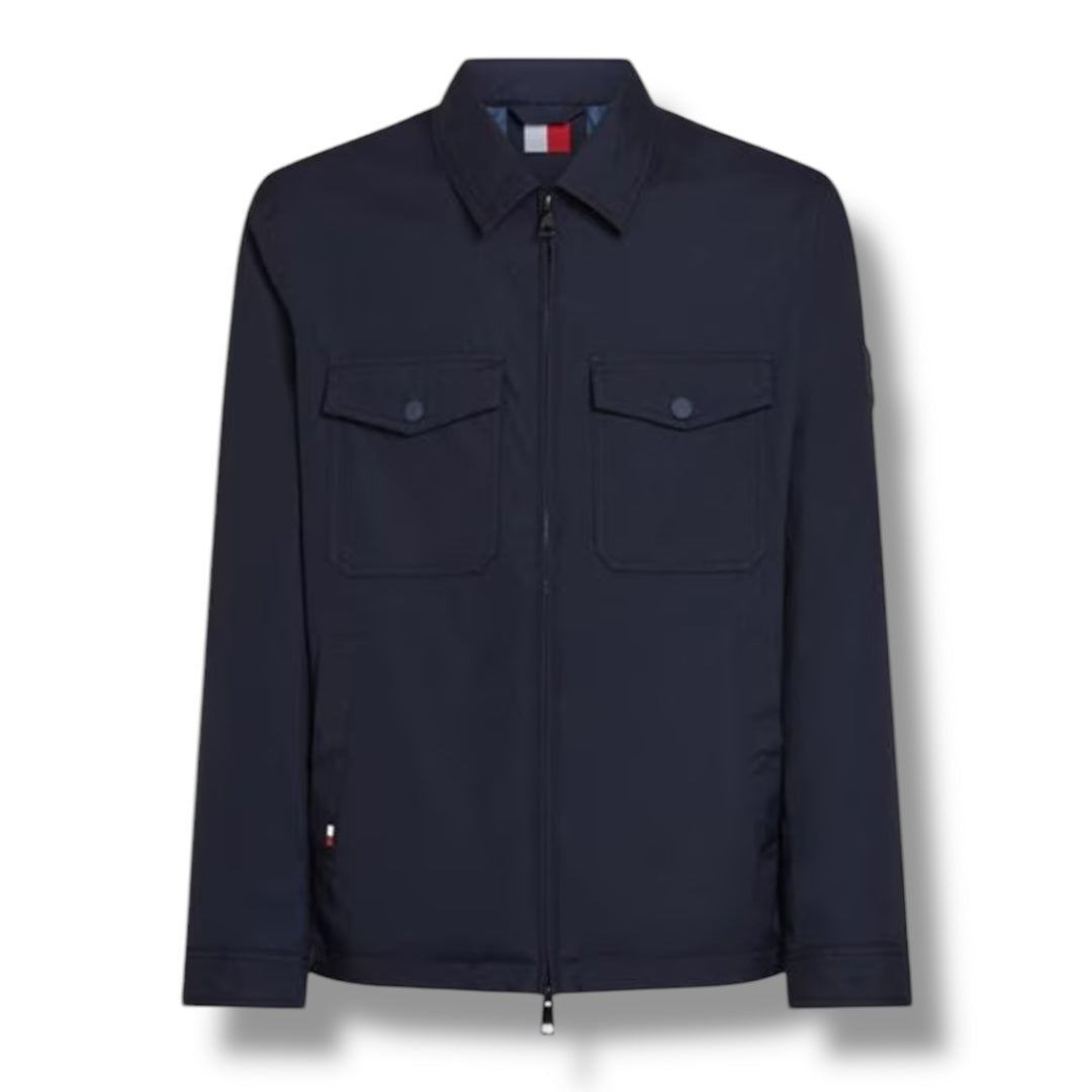 TOMMY HILFIGER PADDED OVERSHIRT NAVY BLUE