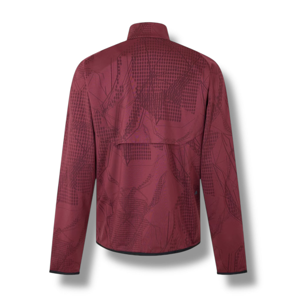 HUGO BOSS GYM KIT TECH 1/4 ZIP & SHORTS RED