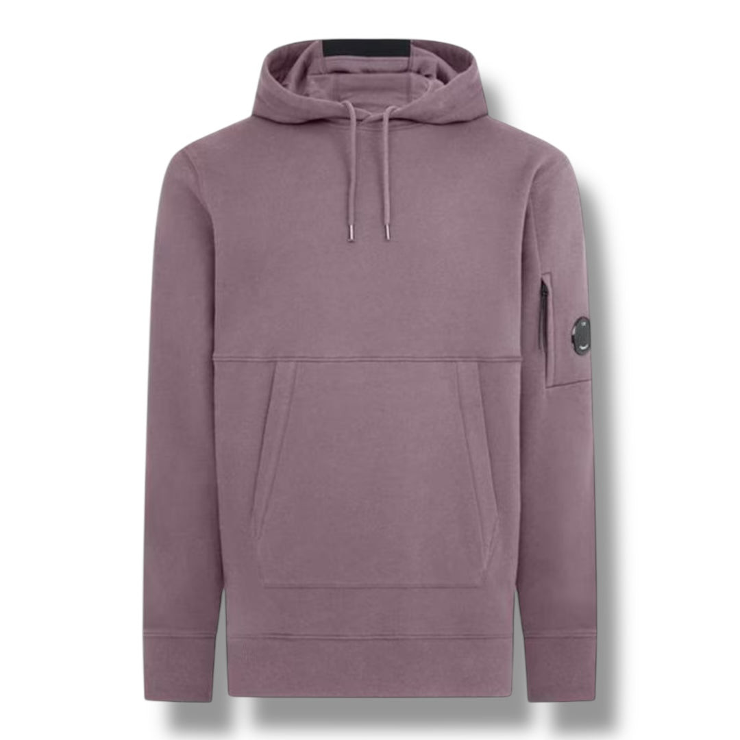 CP COMPANY LENS ARM OTTH HOODIE PURPLE