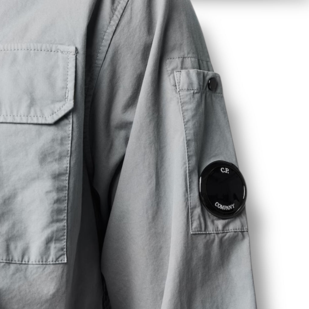 CP COMPANY LENS OVERSHIRT SHADOW GREY