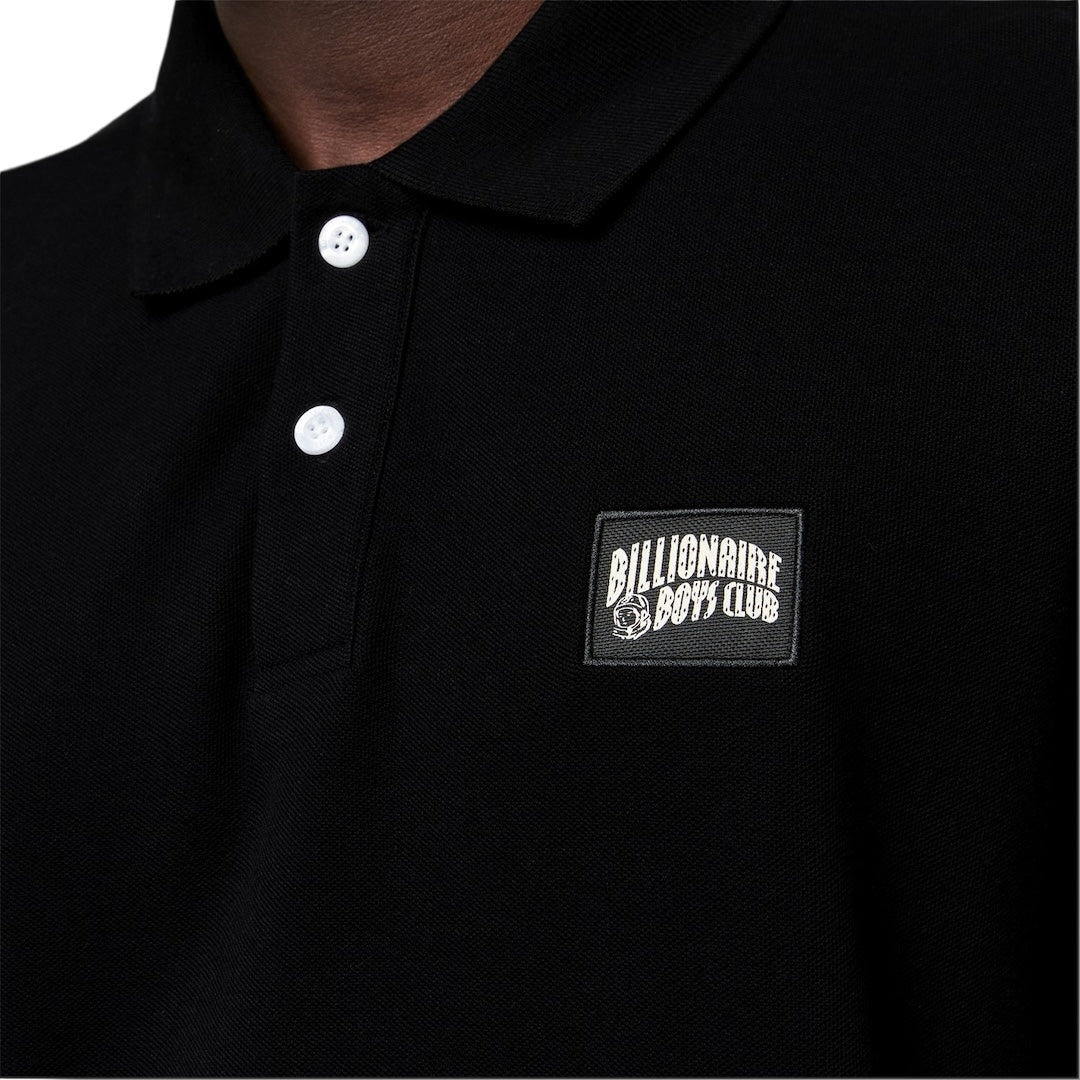BILLIONAIRE BOYS CLUB ARCH BOX POLO SHIRT BLACK