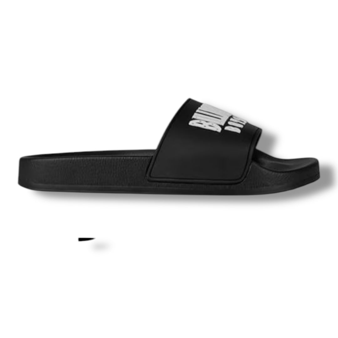 BILLIONAIRE BOYS CLUB POOL SLIDERS BLACK