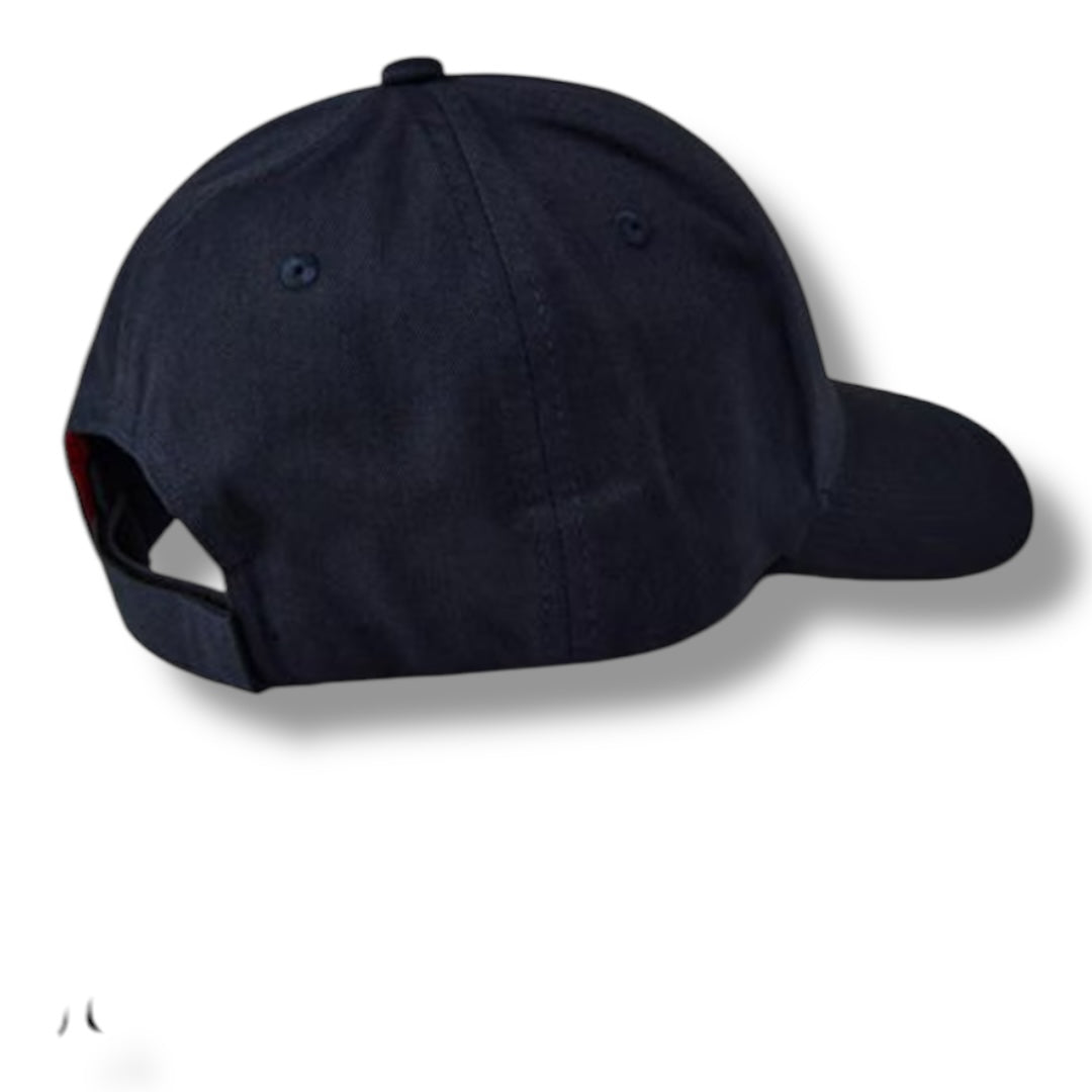 HUGO BOSS HUGO RED PATCH BASEBALL CAP NAVY BLUE