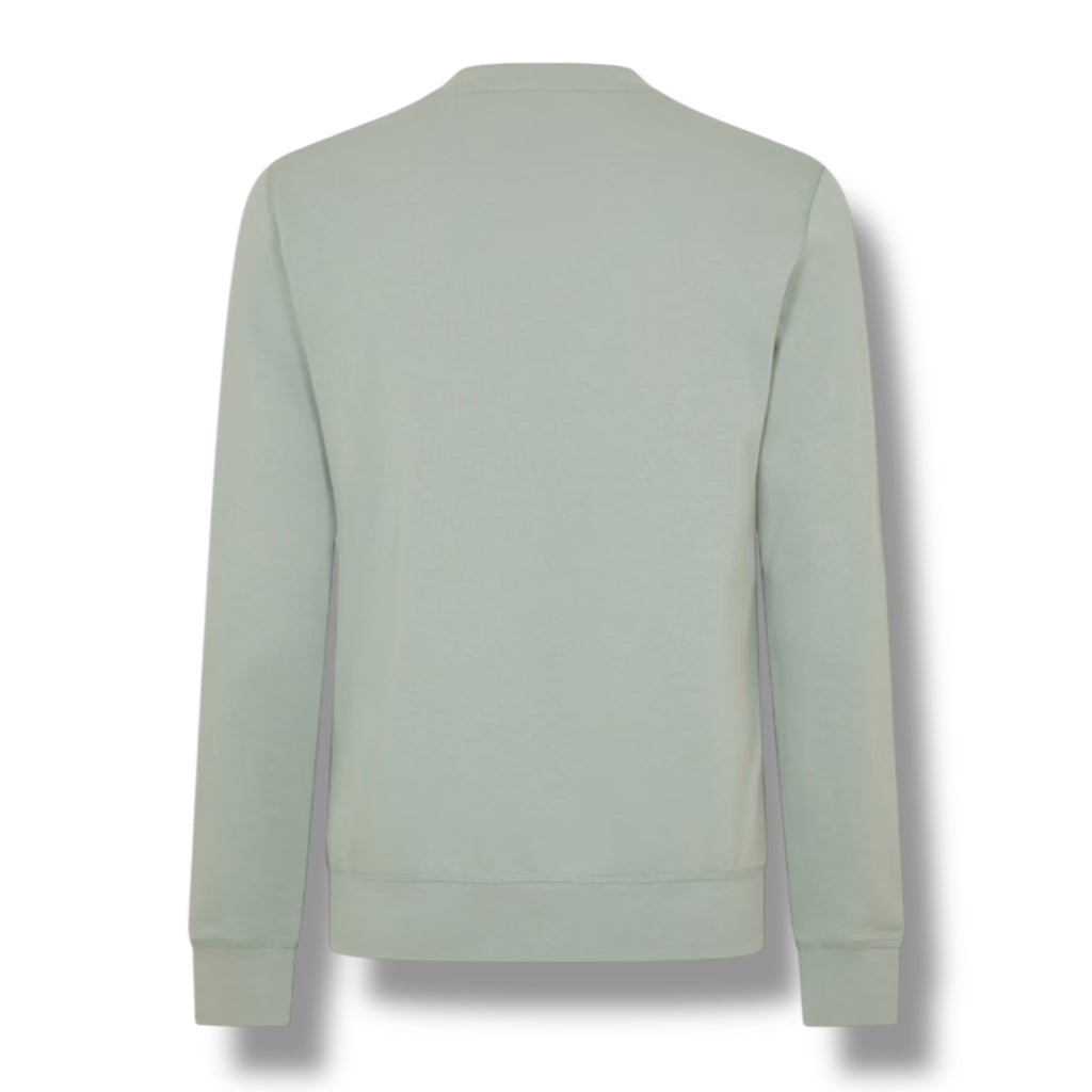 HUGO BOSS PATCH LOGO SWEATSHIRT LIGHT GREEN