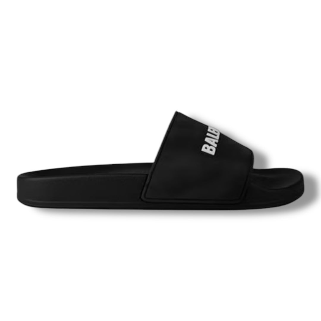 BALENCIAGA LOGO SLIDER BLACK