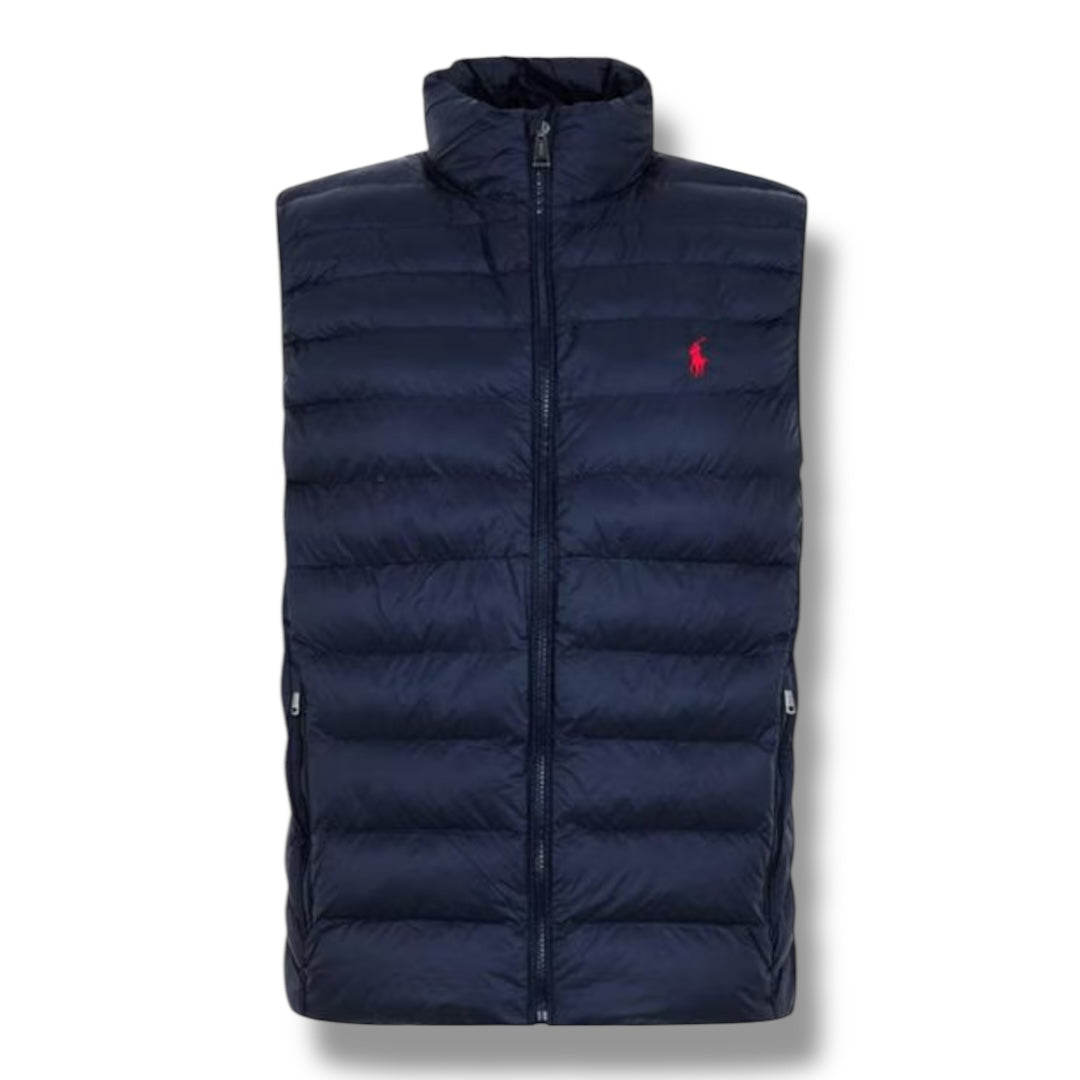 RALPH LAUREN TERRA PUFFER GILET NAVY BLUE