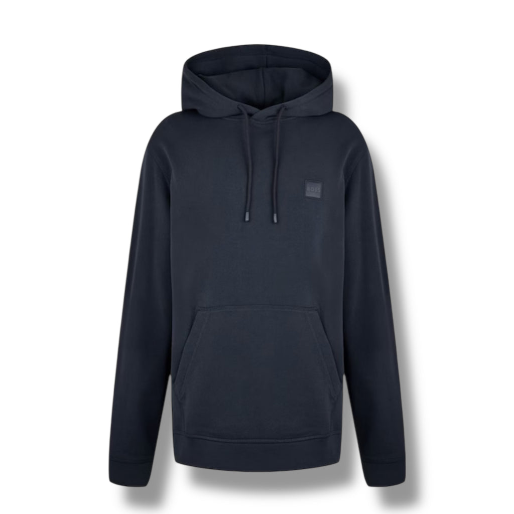 HUGO BOSS PATCH OTTH HOODIE NAVY BLUE