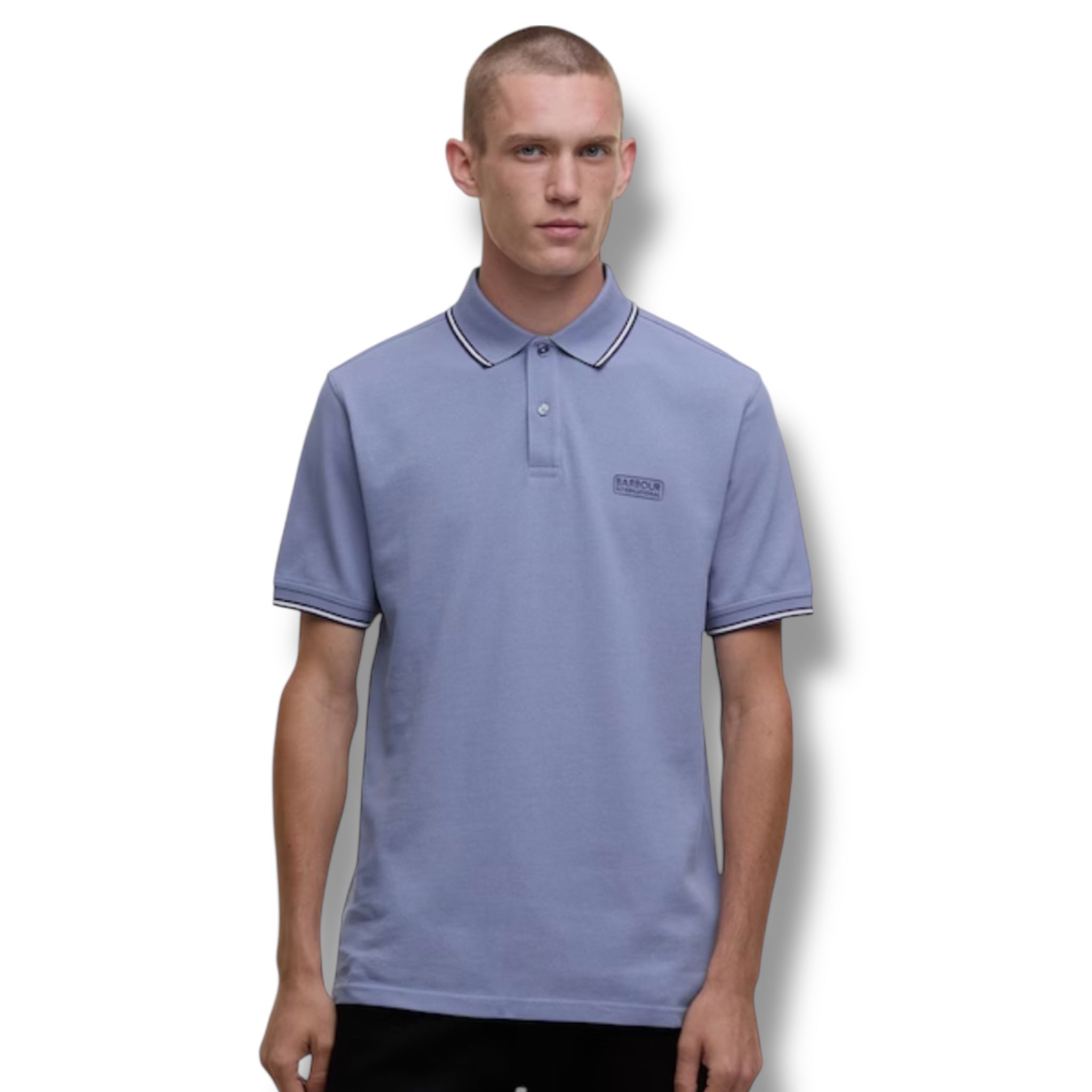 BARBOUR INTERNATIONAL POLO SHIRT MANOR BLUE