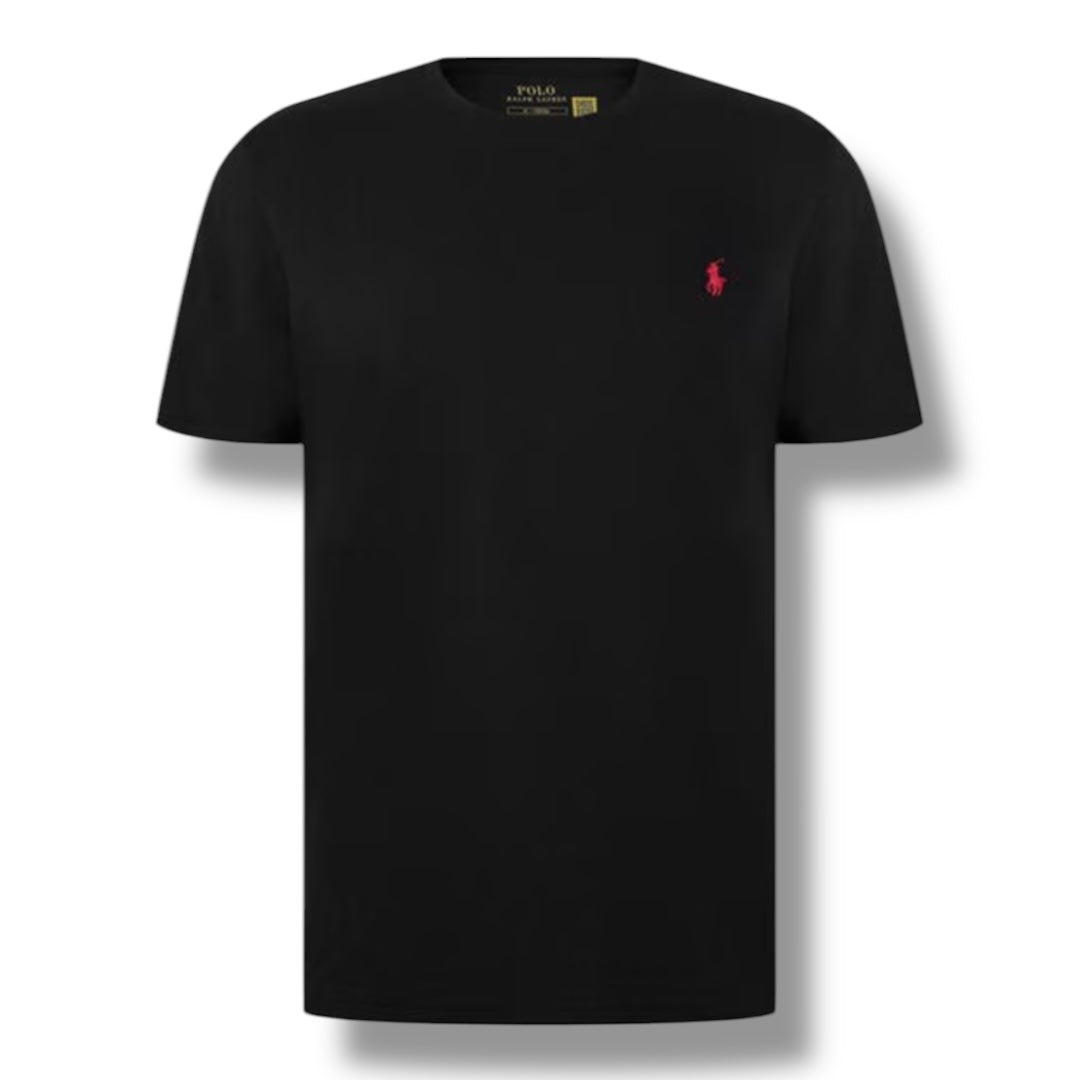 RALPH LAUREN CUSTOM FIT T-SHIRT BLACK