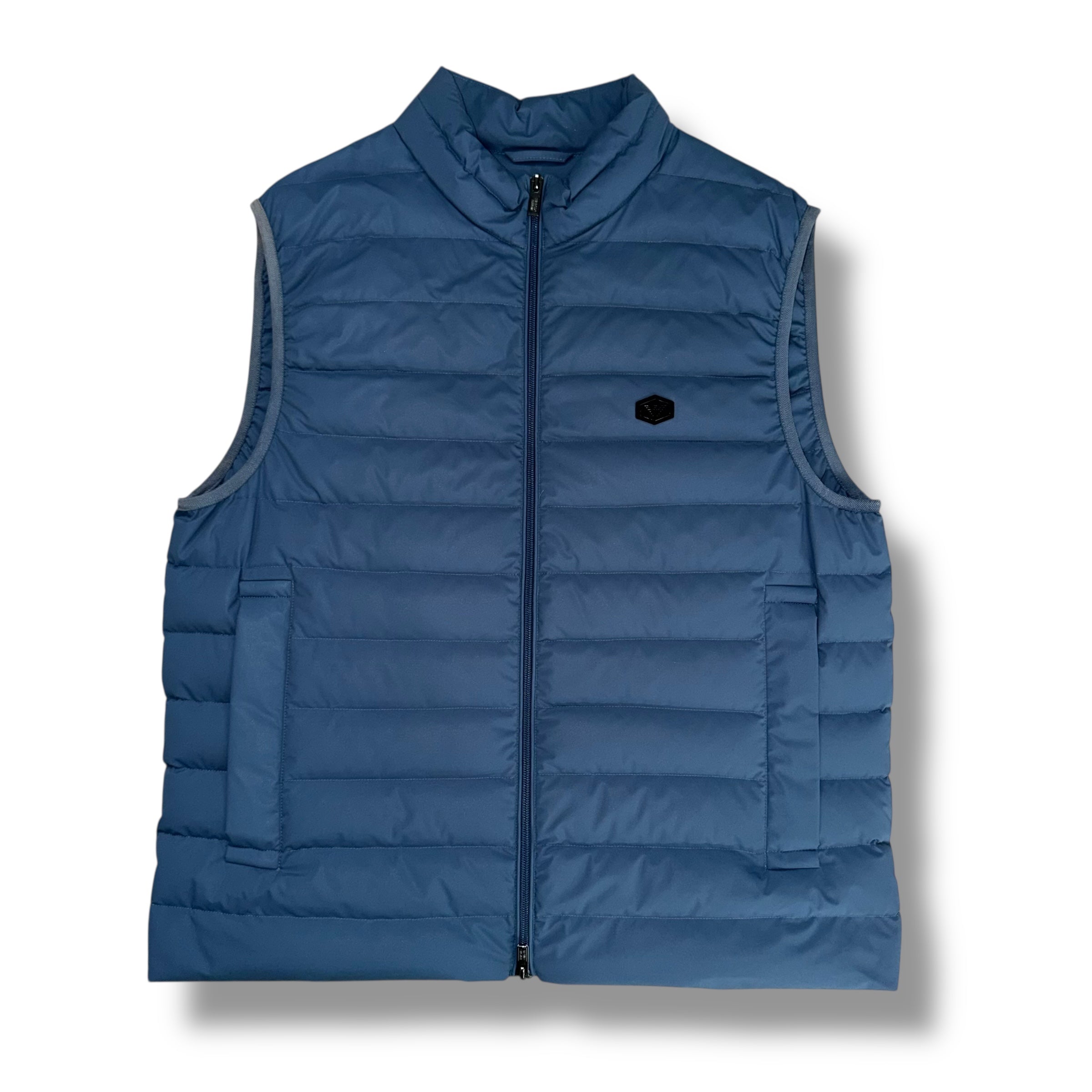 EMPORIO ARMANI EA PUFFER GILET LIGHT BLUE