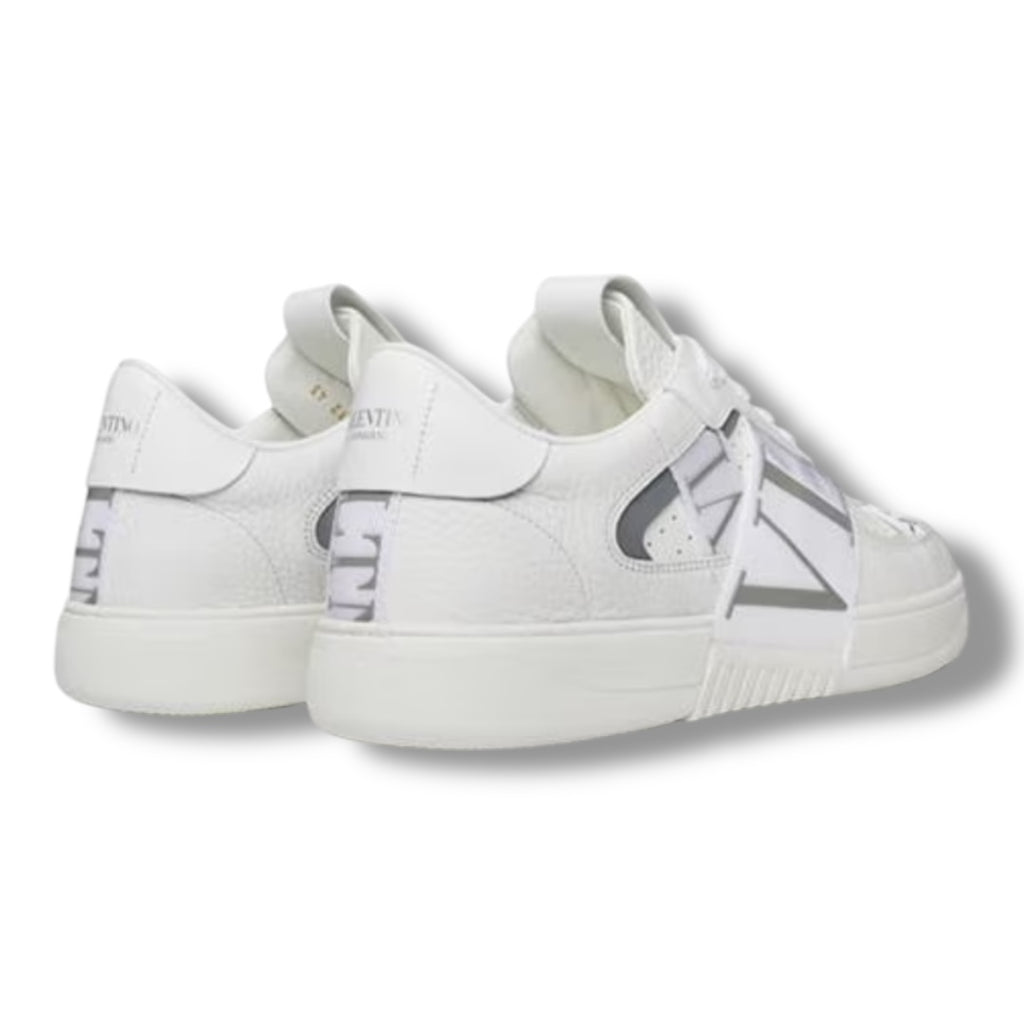 VALENTINO VLTN LOW TRAINERS WHITE - GREY