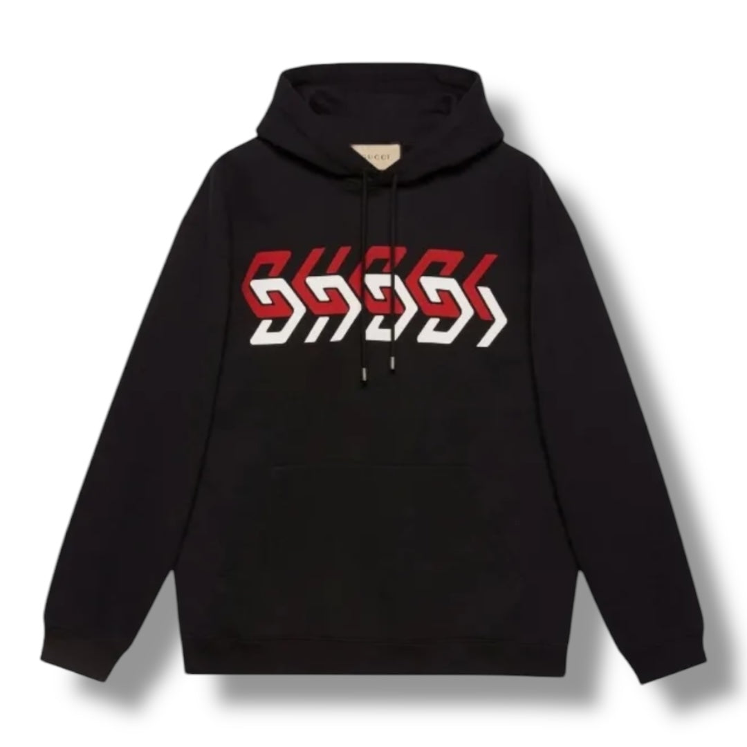 GUCCI MIRROR HOODED TRACKSUIT BLACK