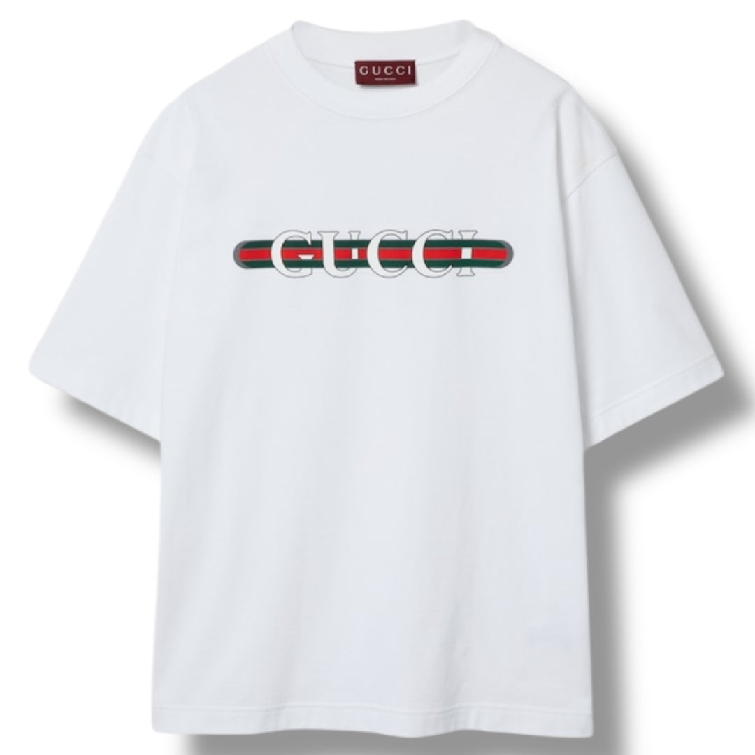 GUCCI INTERWEAVE T-SHIRT WHITE