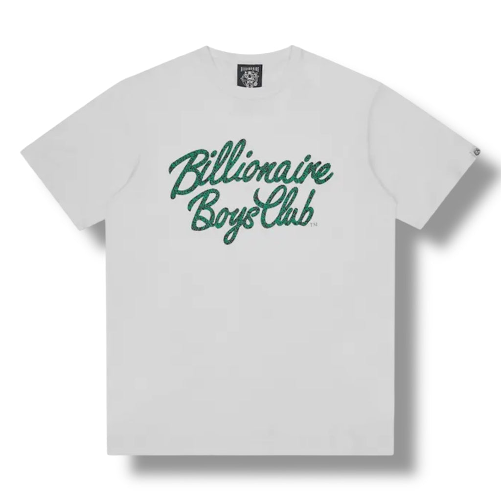 BILLIONAIRE BOYS CLUB SCRIPT T-SHIRT WHITE