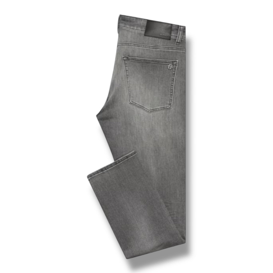 HUGO BOSS MAIN STRAIGHT LEG JEANS GREY