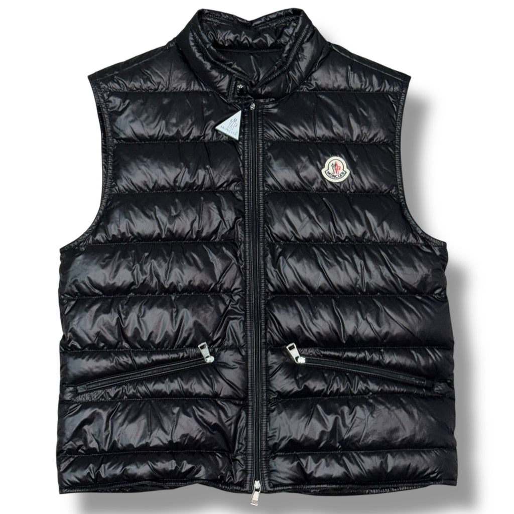 MONCLER GUI GILET BLACK