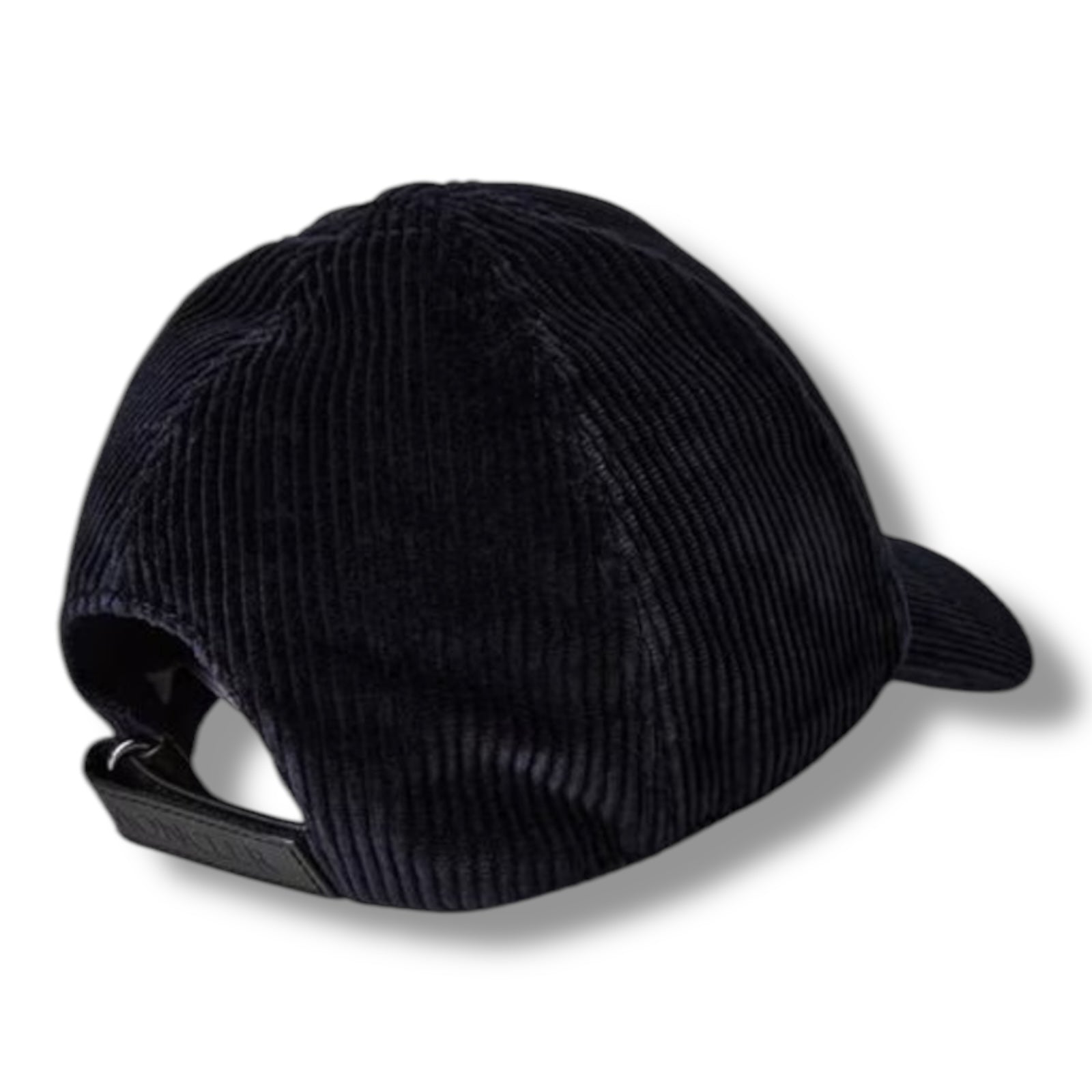 MONCLER CORDUROY BASEBALL CAP NAVY BLUE