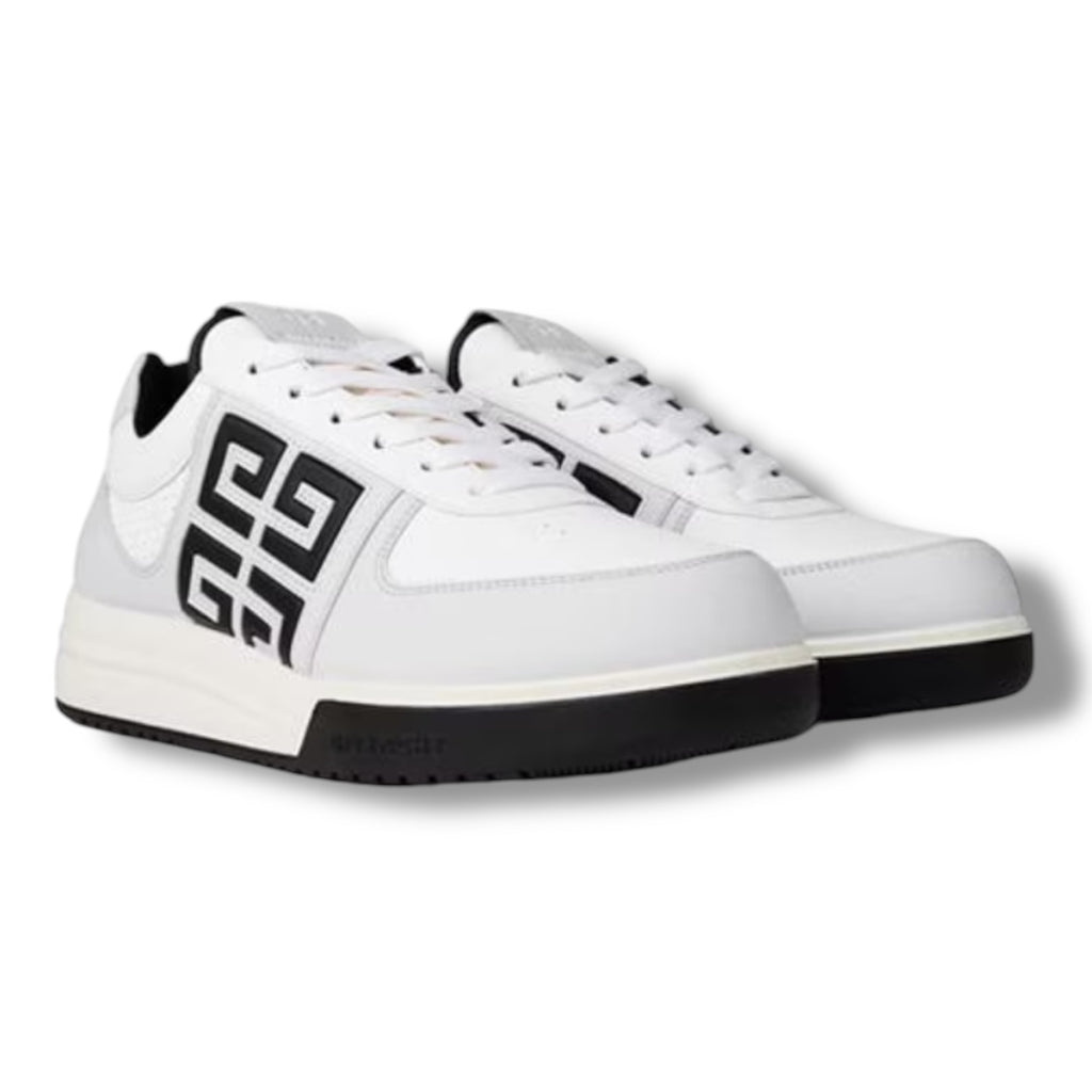 GIVENCHY 4G LOW TRAINERS GREY - BLACK