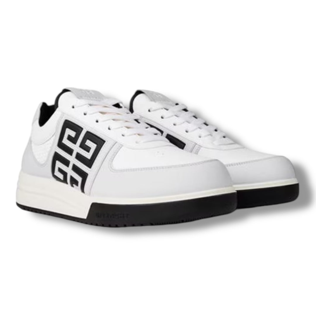 GIVENCHY 4G LOW TRAINERS GREY - BLACK