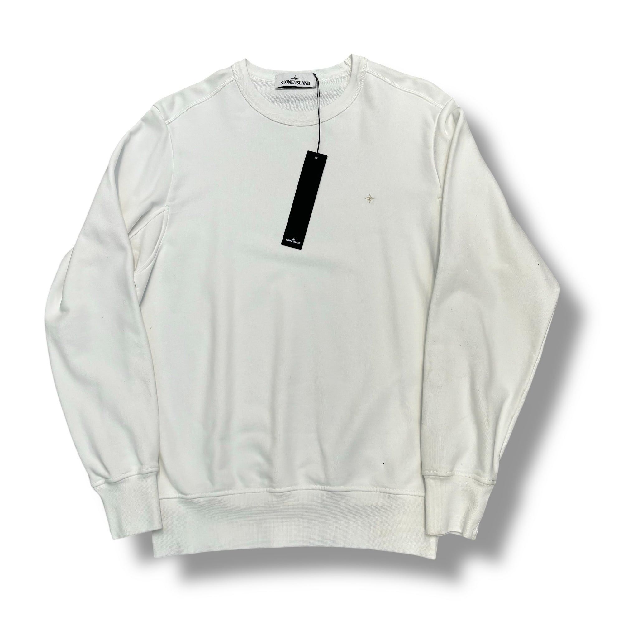 STONE ISLAND COMPASS SWEATSHIRT WHITE *SALE*