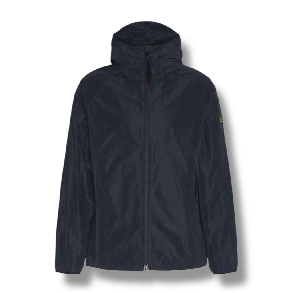 BARBOUR INTERNATIONAL PORTER HOODED RAIN JACKET BLACK