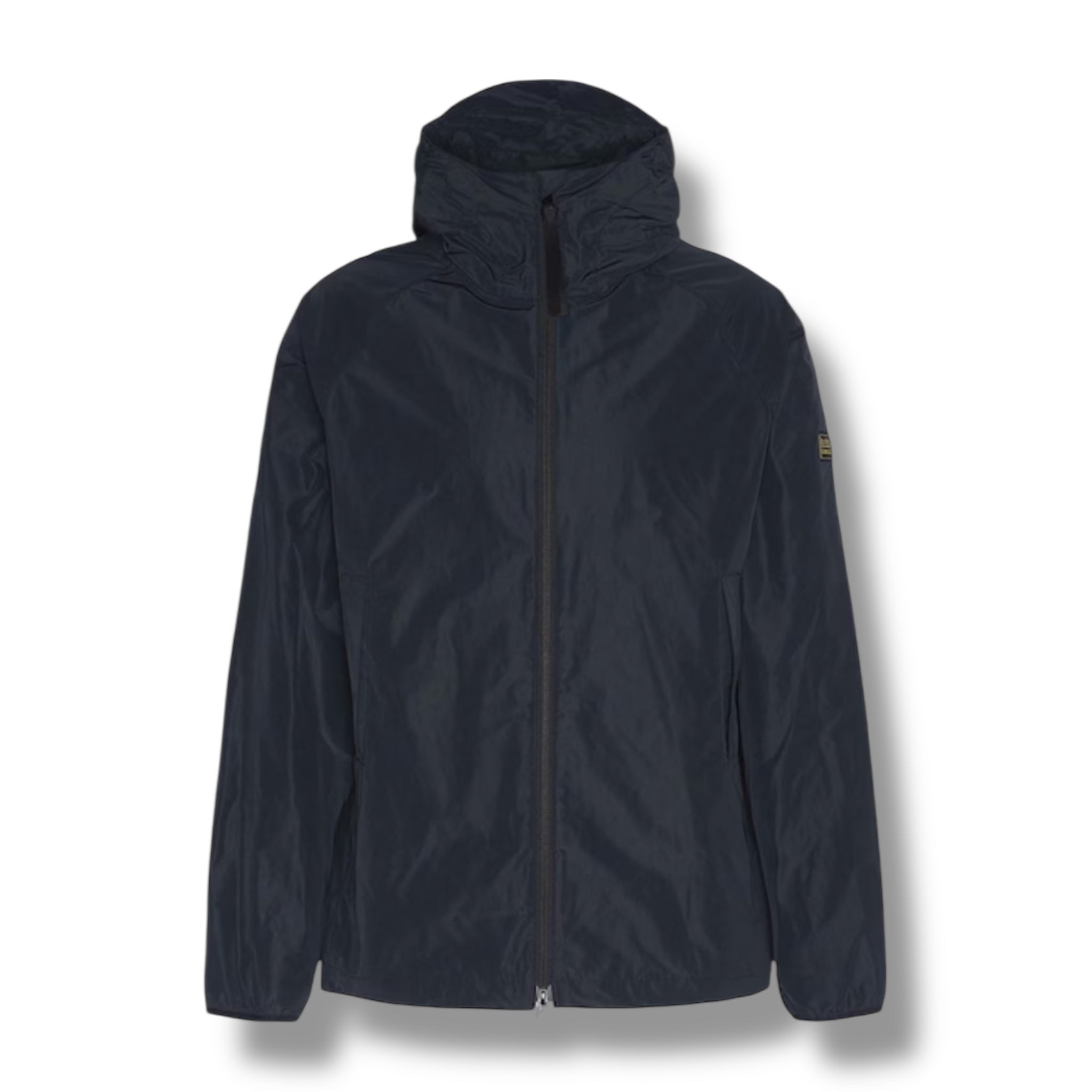 BARBOUR INTERNATIONAL PORTER HOODED RAIN JACKET BLACK