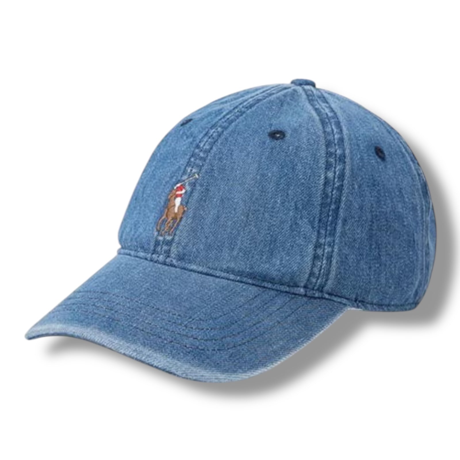 RALPH LAUREN CLASSIC BASEBALL CAP DENIM BLUE
