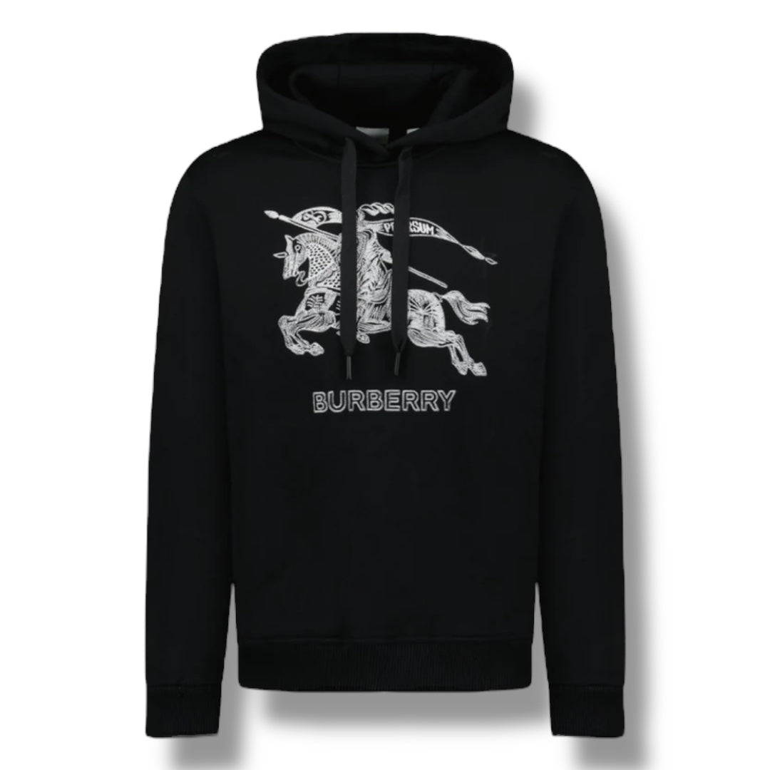 BURBERRY BIG KNIGHT OTTH HOODIE BLACK