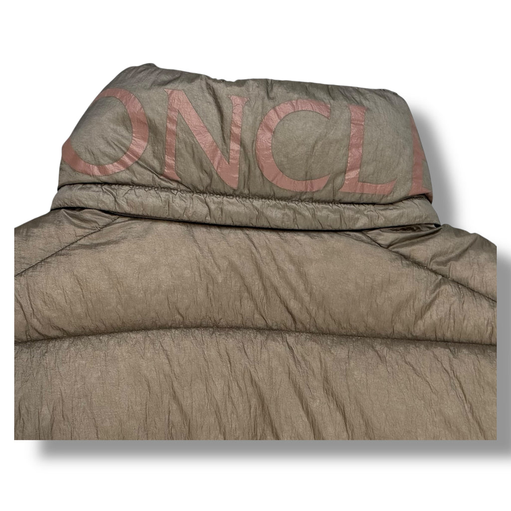 MONCLER CEVENNE PUFFER JACKET GREY SIZE 4 - XL