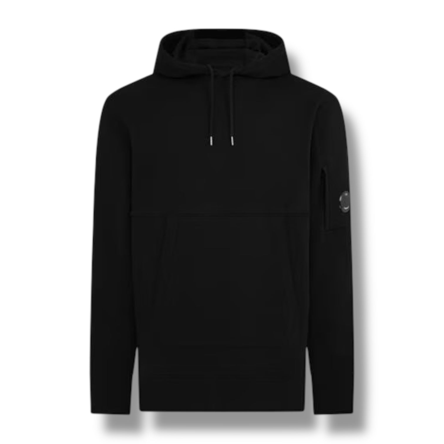 CP COMPANY LENS ARM OTTH HOODIE BLACK