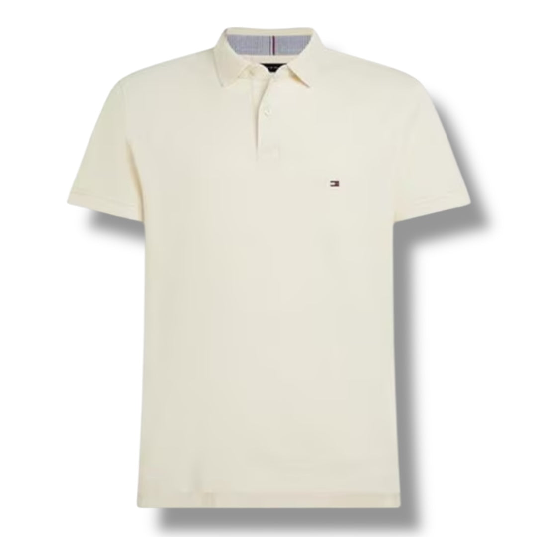 TOMMY HILFIGER CORE POLO SHIRT LIGHT BEIGE