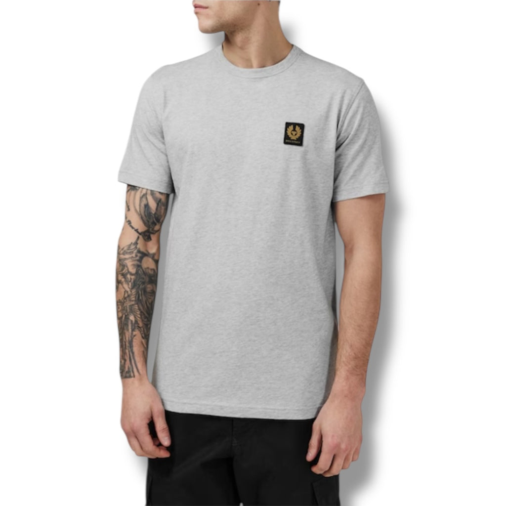 BELSTAFF PHOENIX PATCH LOGO T SHIRT GREY