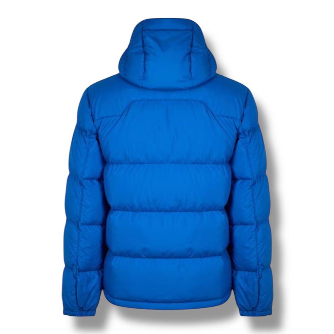 RALPH LAUREN HOODED PUFFER JACKET BRIGHT BLUE