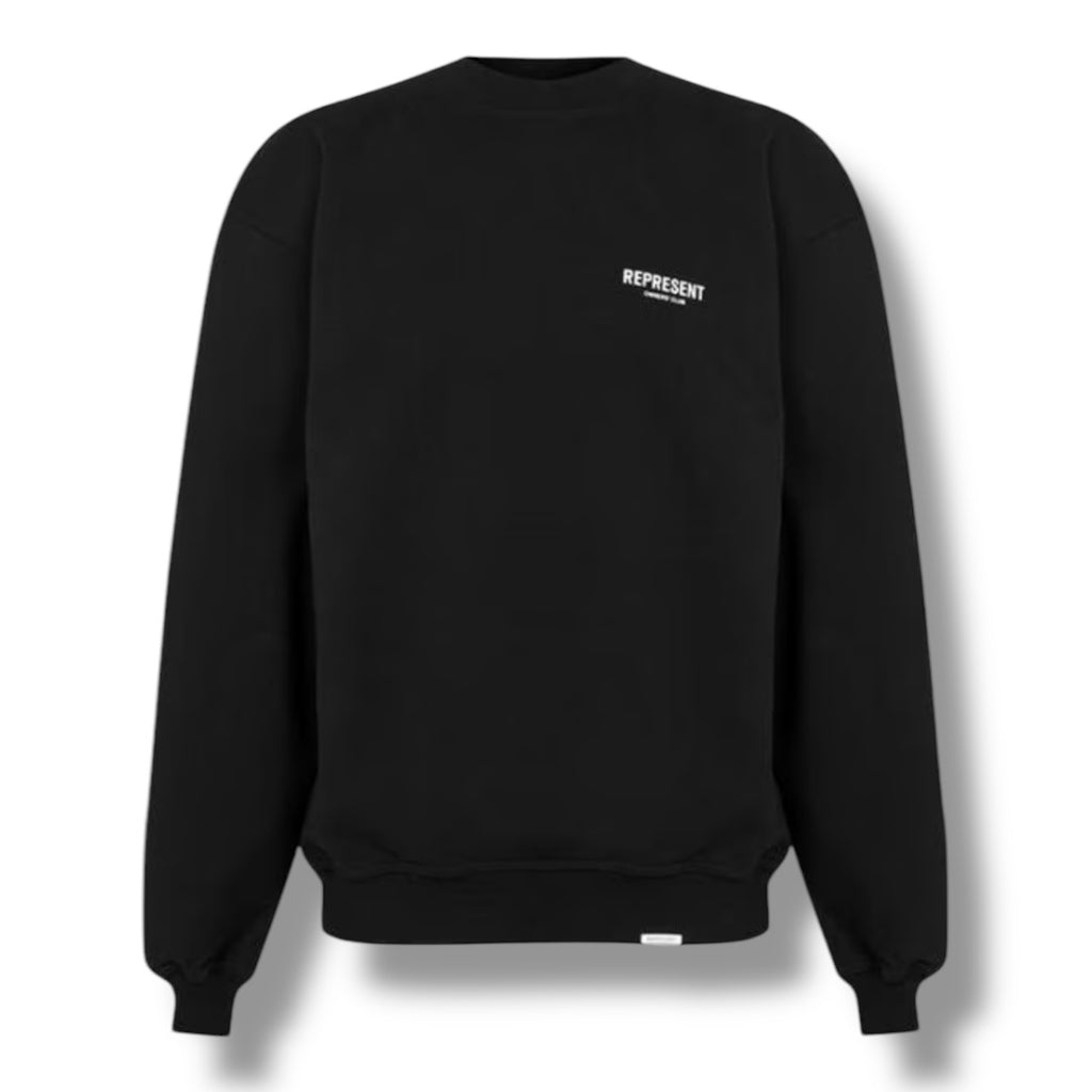 REPRESENT OWNERS CLUB CREWNECK SWEATSHIRT BLACK