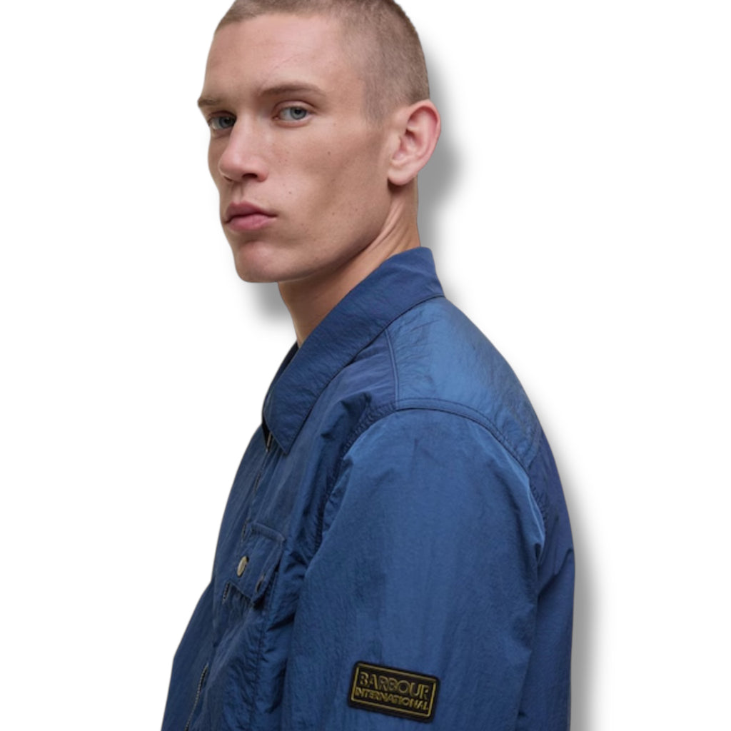 BARBOUR INTERNATIONAL OVERSHIRT BLUE