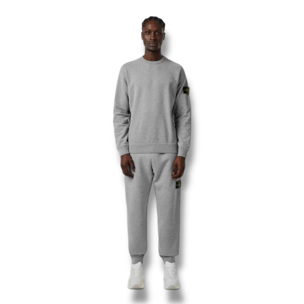 STONE ISLAND CREW NECK SWEATSHIRT GREY