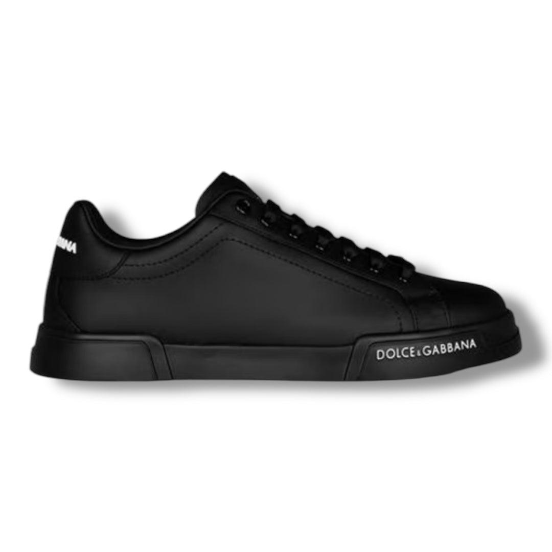 DOLCE & GABBANA D&G PORT  CLASSIC TRAINERS BLACK