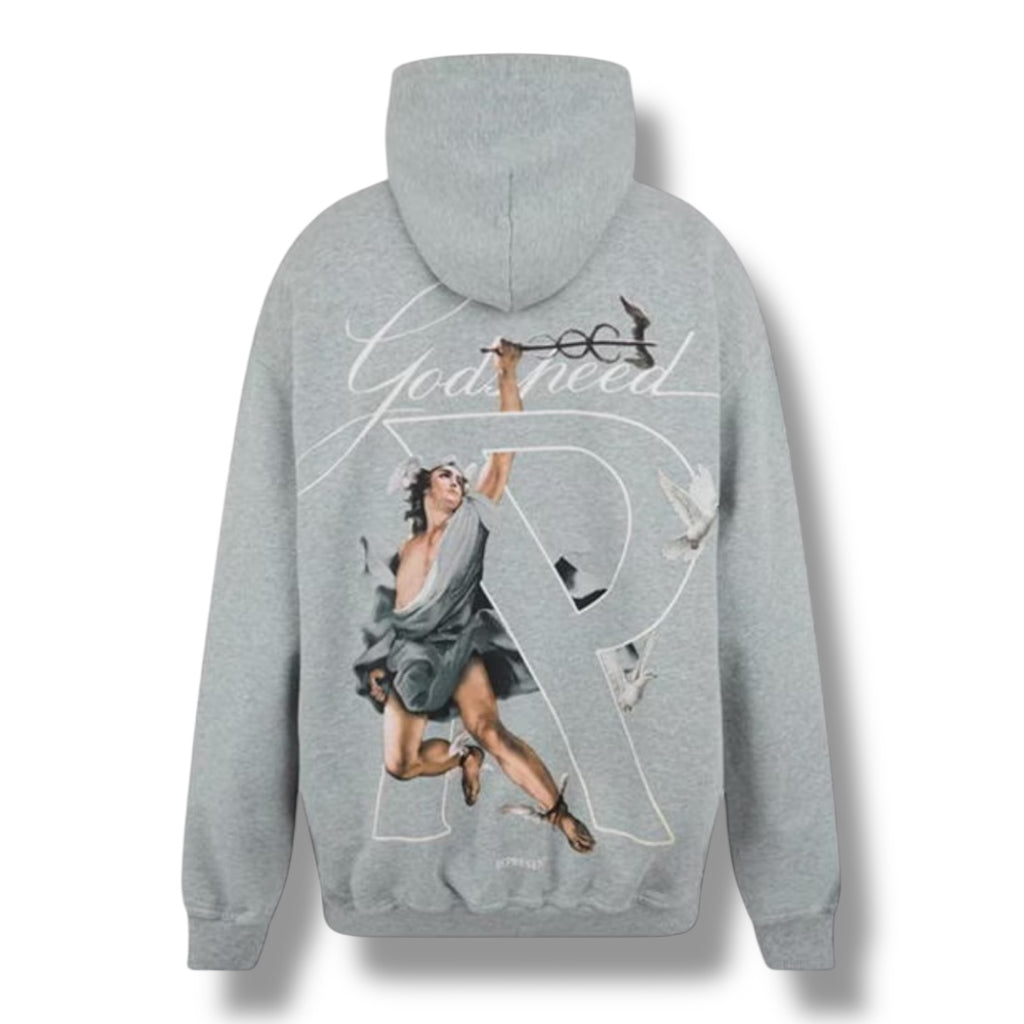 REPRESENT HERMES OTTH HOODIE GREY