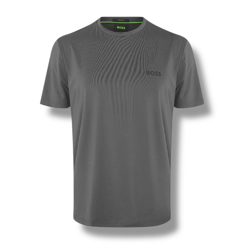 HUGO BOSS GYM KIT TECH T-SHIRT & SHORTS GREY