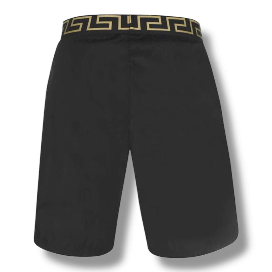 VERSACE ICON SWIM SHORTS LONGER BLACK